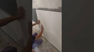 Монтаж гипсовых панелей #perlfix #стройка #монтаж #отделочныеработы #ремонтквартир #монтажныеработы