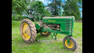 JOHN DEERE H (1940) 10X AUCTION  (AuctionTime/TractorHouse)