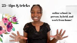 25  online school + study tips | finesse the system | back to school 2020