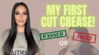 MY FIRST CUT CREASE…PASS OR FAIL? | Yasmine Hahn