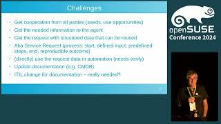 Challenges in End-to-End Automation of IT processes