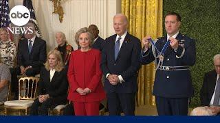 Biden Presidential Medal of Freedom honorees include Hillary Clinton, Bono