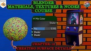 #12 Blender Materials: Creating Surface Details #blender #3d