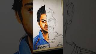 Virat Kohli drawing  കോലി #pencildrawing #drawing #art #viralvideo #viratkohli #cricket #shorts