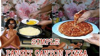 SIMPLE PANCIT CANTON PIZZA|AJM TV