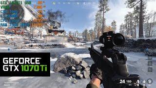 GTX 1070 Ti - Call of Duty: Black Ops Cold War - 60/110 FOV - LOW/MEDIUM/MAX