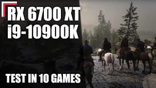 Intel Core i9-10900K + RX 6700 XT — Test in 10 Games! [1080p, 1440p, 4K]