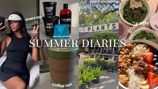 romanticizing my summer | productive saturday, pamper routines, good eats & more