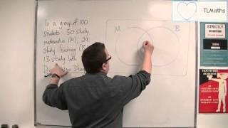 OCR MEI Statistics 1 1.05 Drawing a Venn Diagram