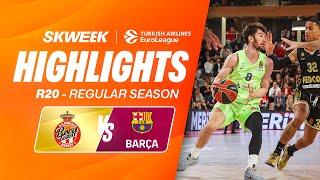 WILL BARÇA UPSET THE LEADER  ? - AS Monaco vs FC Barcelone - Highlights EuroLeague R20