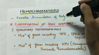 Hemochromatosis | Pathology | Handwritten notes