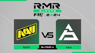 NAVI проти sAw | PWE CS2 EU RMR A 2024