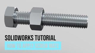 SolidWorks Tips & Tricks - How To Properly Apply Screw Mate