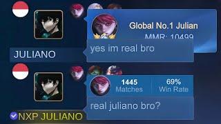 I MET ANOTHER JULIANO IN SOLO RANKED GAME AND THIS IS WHAT HAPPENED....  - MLBB