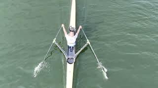 Sculling Birds Eye View