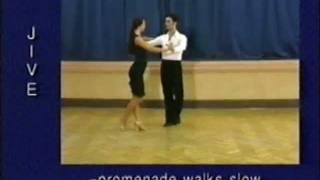 Jive dance steps: 13. Promenade walks slow