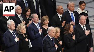 Trump, Biden, Obama, Clinton and Bush attend Jimmy Carter's funeral