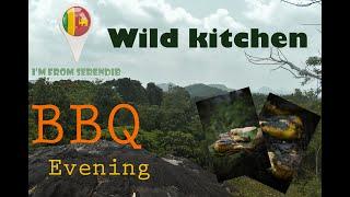 BBQ evening in jungle | wild kitchen |Outdoor cooking| I'm from Serendib  |