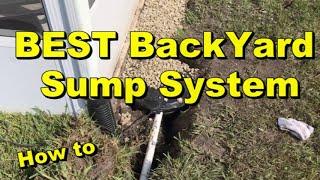 Build the BEST Backyard Sump System, with 2 collections, DIY