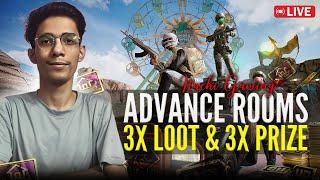 BGMI LIVE CUSTOM ROOM | RP AND UC GIVEAWAY EVERY MATCH | ADVANCE CUSTOM ROOM WITH 3x LOOT ️‍