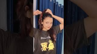 Trending hairstyle for t-shirt  #shorts #trending #trendinghairstyle #sumedhafam