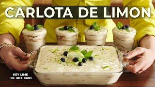 A Taste of Mexico: Authentic Carlota Limon (Key Lime ice box Cake) Recipe