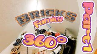 Bricks Family Episode 1 - the beginning of our brick city - 360 video