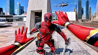 SPIDERMAN vs DEADPOOL - Real Life Parkour POV Chase