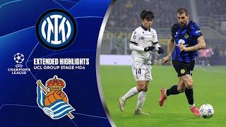 Inter vs. Real Sociedad: Extended Highlights | UCL Group Stage MD 6 | CBS Sports Golazo