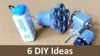 6 creative diy ideas with dc motor