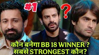 RAJAT, VIVIAN, KARANVEER कौन मारेगा बाजी, BIGGBOSS 18 WINNER कौन ? सबसे STRONGEST कौन?