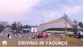 Travel | Driving in Yaounde 2022 - Tsinga, Palais des sports, Hotel de Ville, Calafatas | Mishell F