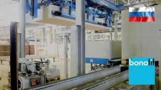 газобетон BONOLIT-  упаковка продукции.