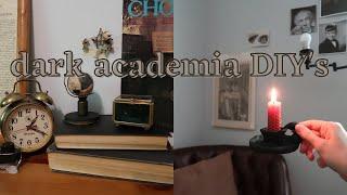 DARK ACADEMIA DIY’S | How To DIY Dark Academia Aesthetic (pt.3)