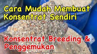 CARA MUDAH MEMBUAT KONSENTRAT PENGGEMUKAN DAN BREEDING SENDIRI