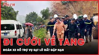 Đoàn xe đám cưới gặp nạn khi đang hỗ trợ xe khách trong vụ sạt lở đất ở Hà Giang | Tin nhanh