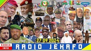 RADIO JEKAFO 27 SEPTEMBRE 2024 EN DIRECT