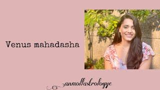 Venus mahadasha in astrology