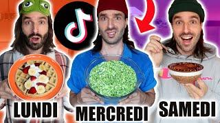 Je mange des RECETTES TIKTOK healthy PENDANT 1 SEMAINE - CARL IS COOKING