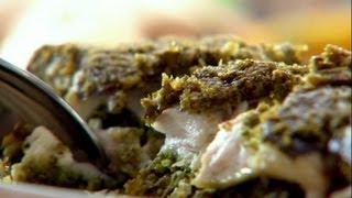 Stuffed Sea Bass with Coconut & Coriander Chutney - Indian Food Made Easy - BBC Food