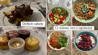 Ce mănânc într-o săptămână || Deficit caloric | Idei de mese 