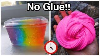 New Ways How To Make No Glue Slime Under 5 Minutes!!