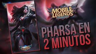 PHARSA EN 2 MINUTOS ️Como usar a Pharsa, Pharsa Guía  Pharsa tutorial - MOBILE LEGENDS ESPAÑOL