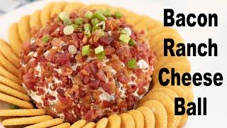 Bacon Ranch Cheese Ball | The Carefree Kitchen