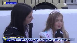 AGROPOLI, L’AGROPOLESE SUSANNE REGINA GORRASIO VINCE MISS ITALIA BABY 2019.