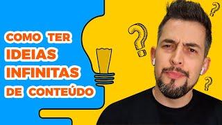 Como Criar Conteúdo? Aprenda a ter Infinitas Ideias de Conteúdo  - Na Prática com Fabio Ricotta