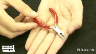 PLR-430.18 - Miniature Pocket Plier, Rosary Pliers, 3-1/2 Inches - Jewelry Demo