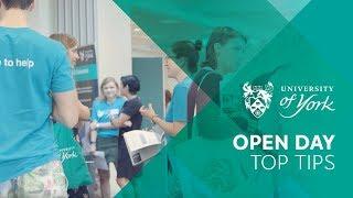 Top tips for Open Day