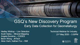 Early Data Collection for Geometallurgy