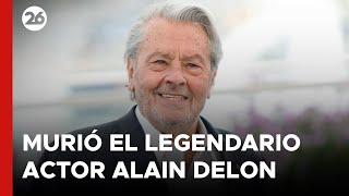 FRANCIA | Murió el legendario actor Alain Delon a los 88 años